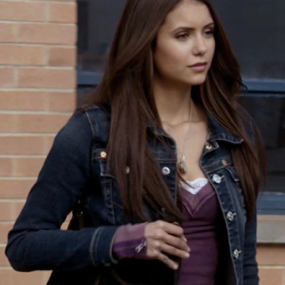 elena gilbert denim dress